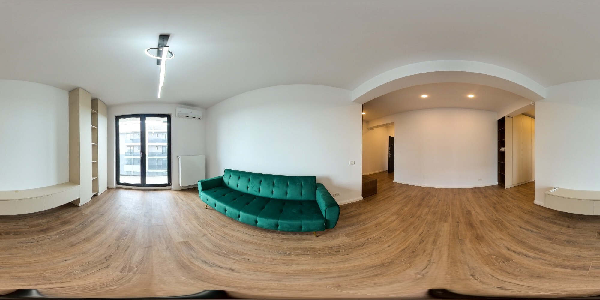 Luxury apartment completed in 2024 with a superb view in Straulesti