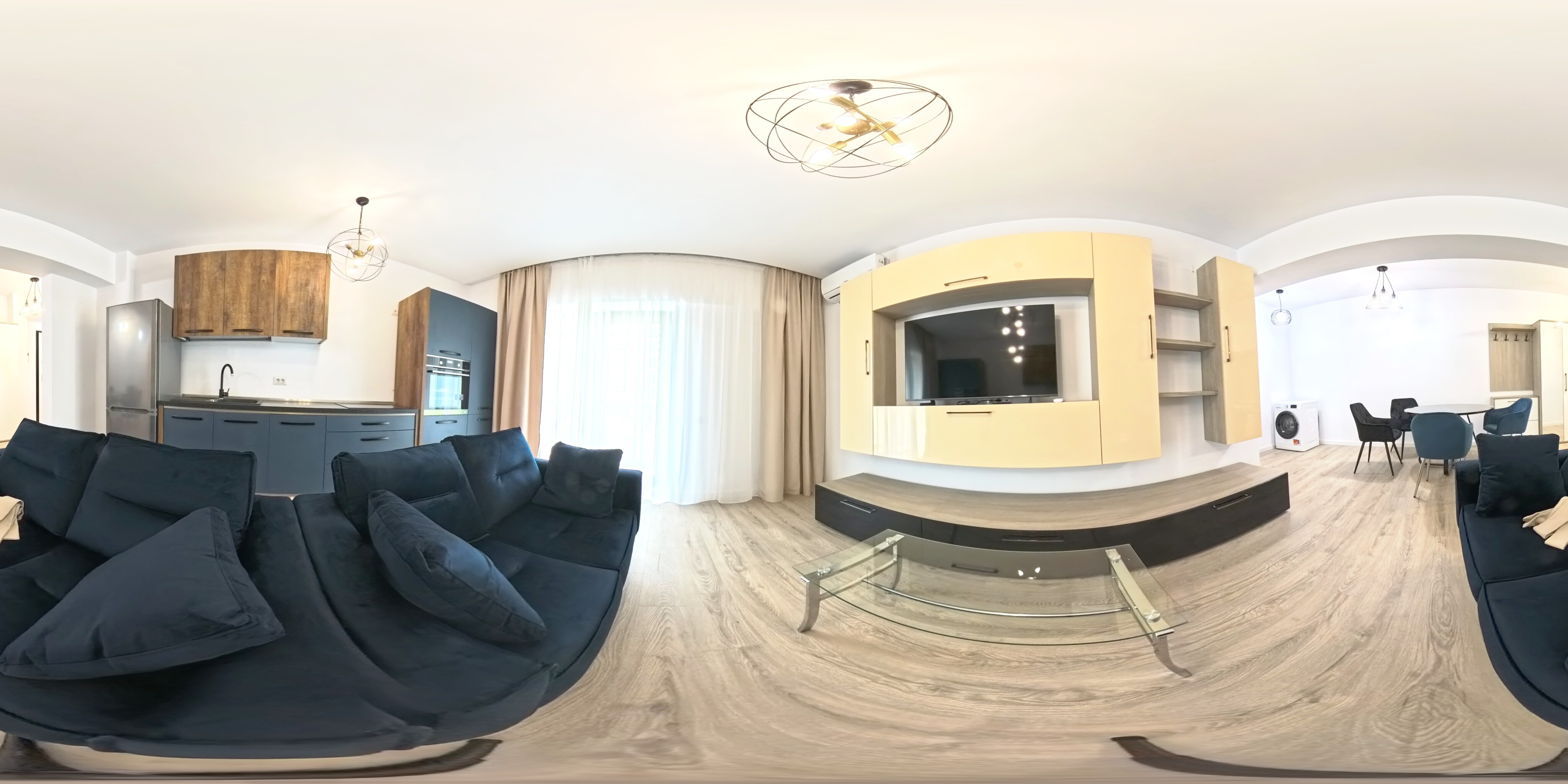 Pipera Plaza - Crystal North Pipera - 3 cam mobila/utilat/ nou - cu parcare