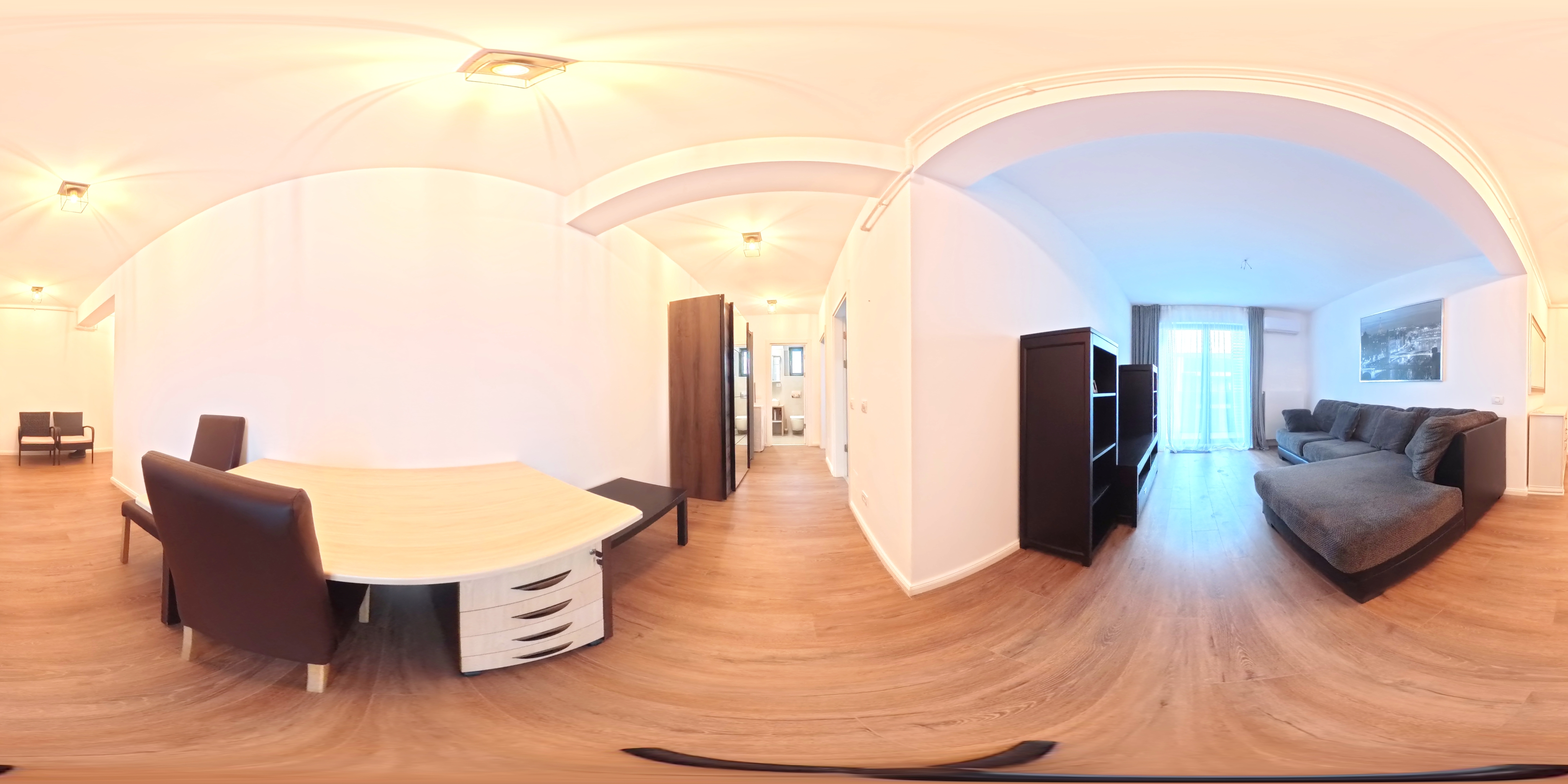 Apartament 2025 bucatarie mobilata si utilata 2 balcoane Straulesti