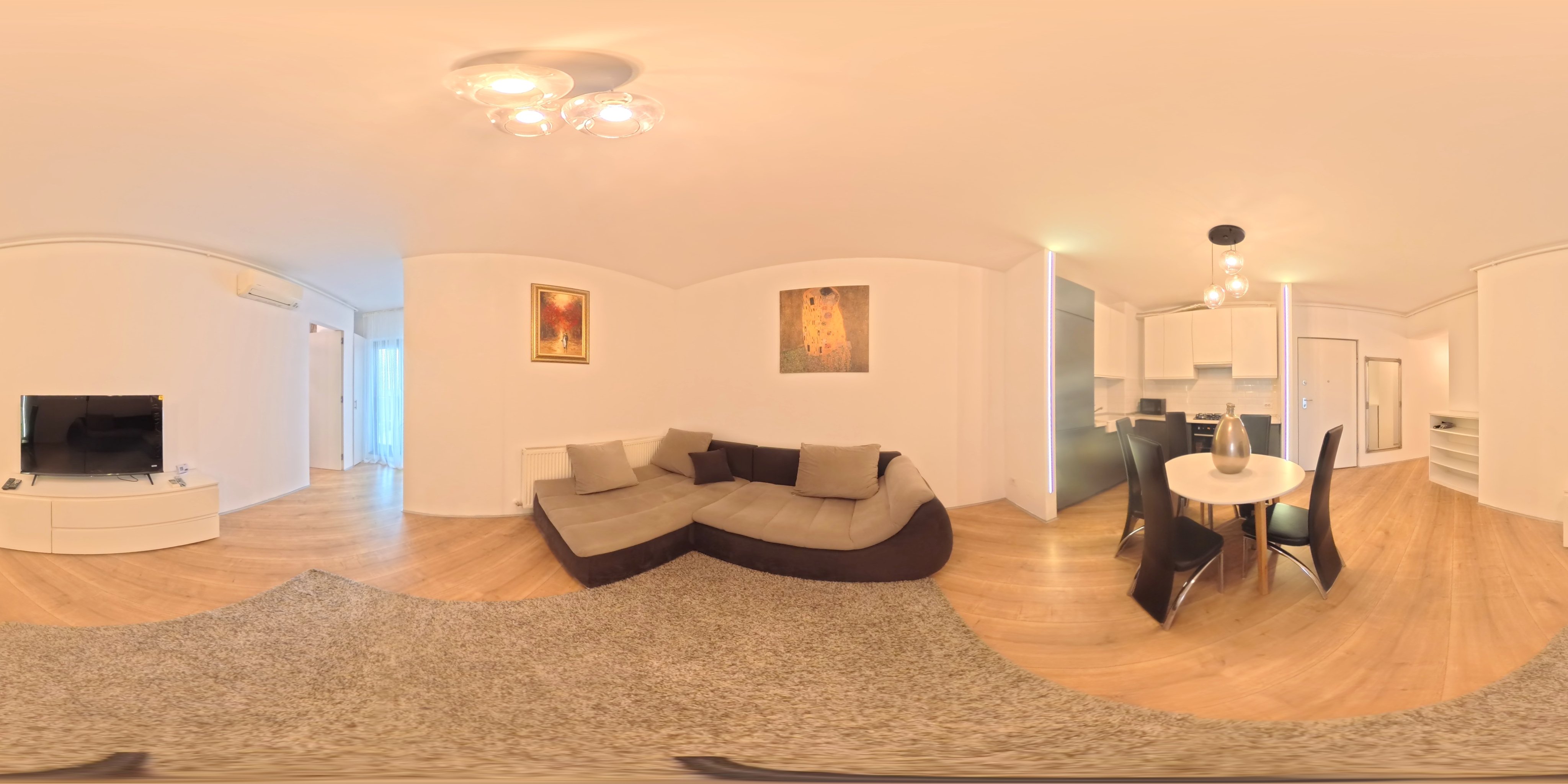 Pipera Plaza - Four City North - 3 camere mobilat / utilat - cu parcare