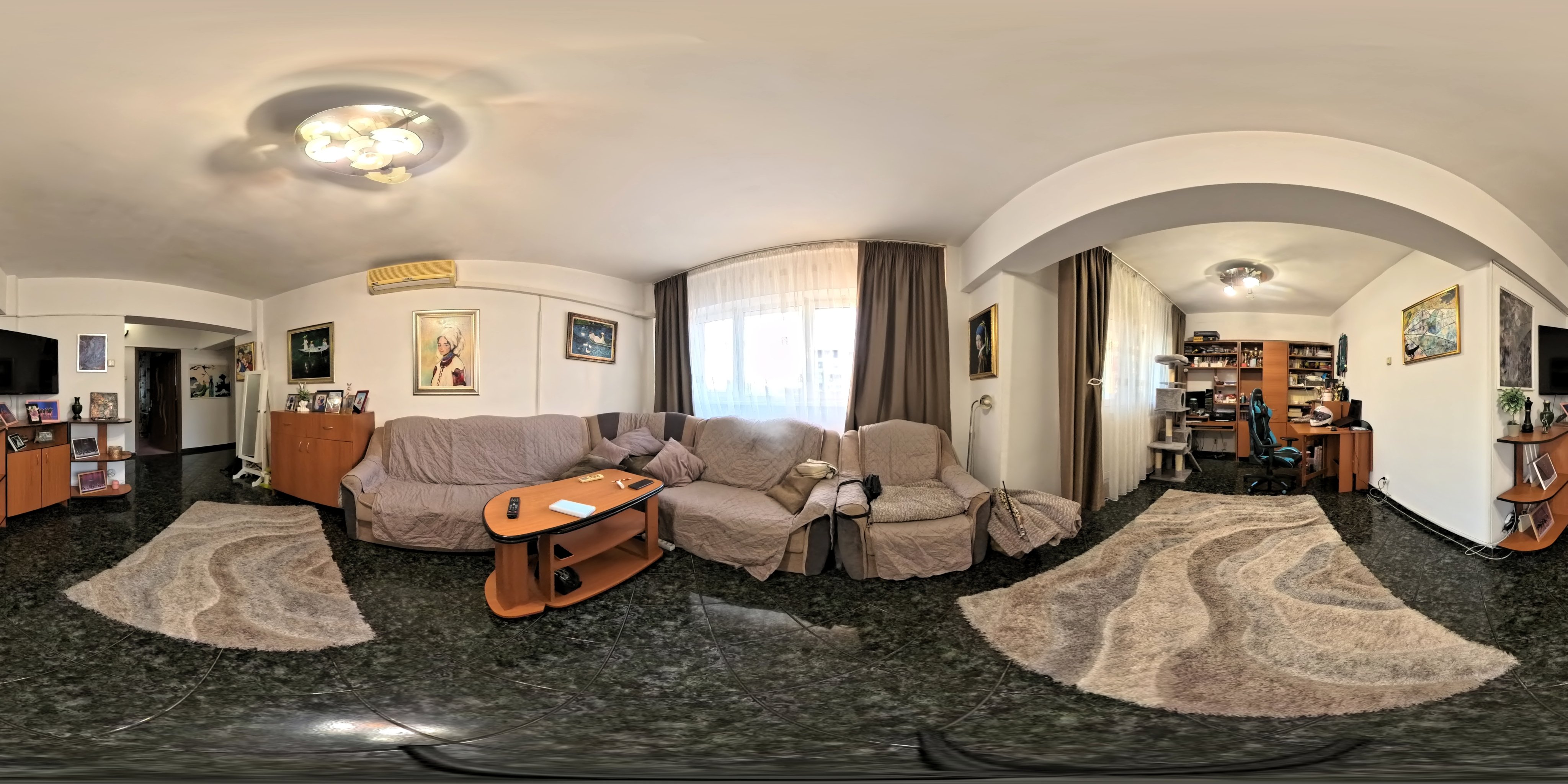3/4 Camere - Metrou Păcii - Bloc anvelopat